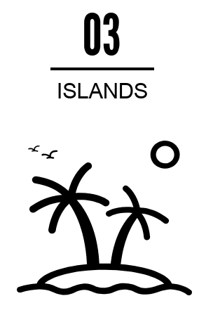 3 islands